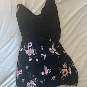 Streetwear Society Black Lace Detail Garment